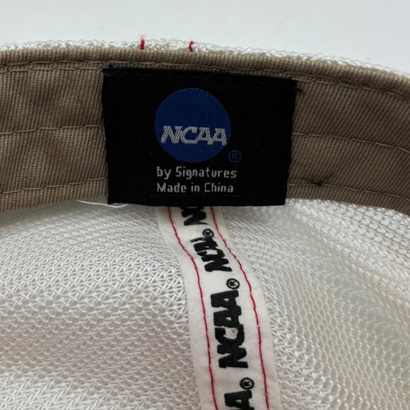 NCAA Ohio State Buckeyes Hat Mens OSFA Strapback Adjustable Plaid Bill Mesh Cap - Picture 7 of 8